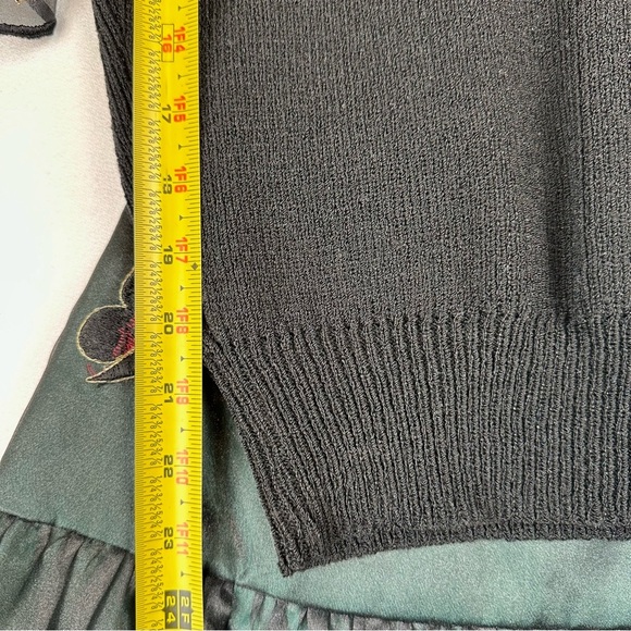 Vintage de Lanthume Embroidered Sweater & Skirt Set Elegant Party - Picture 13 of 15